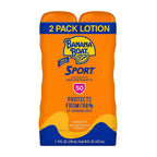 Banana Boat Sport Sunscreen Lotion, SPF 50 - 8 oz - 2 Pack
